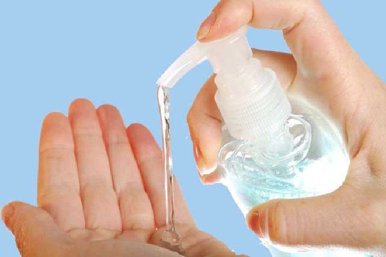 FBGood Gel Antibatterico avanzato per Le Mani Lavaggio delle Mani disinfezione Rapida e disinfettante per Le Mani Senza Alcool per 24 Ore di Protezione Blu 